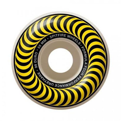 Spitfire Wheels 55mm Formula4 Classics Natural/Yellow 99a