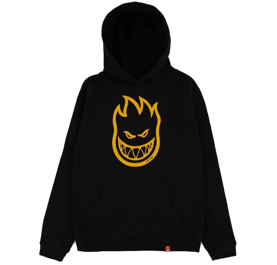 Spitfire Hoody Bighead Black/Gold