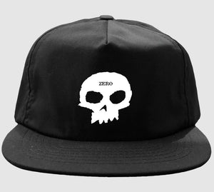 Zero Hat Skull Black Snapback