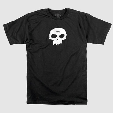 Zero Tee Single Skull Black