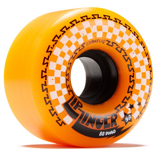 Krooked ZipZinger Wheels 58mm 80D Orange